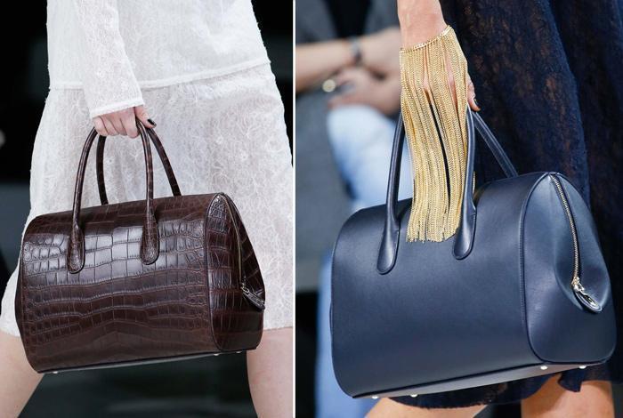 Handbag trends. Choosing stylish accessory.