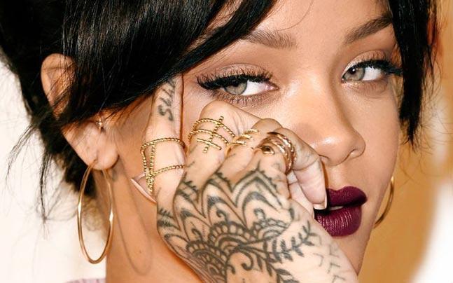 Rihanna & Jacquie Aiche Temporary tattoos