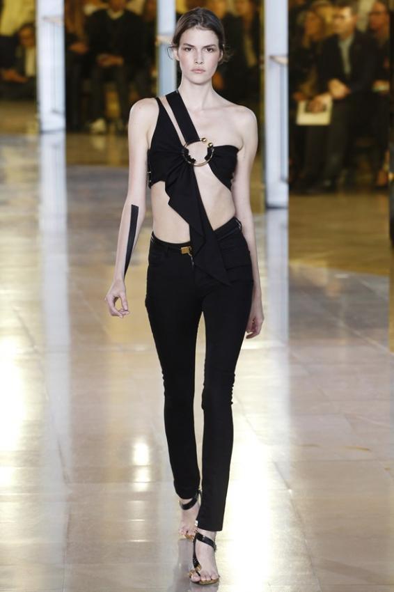 Anthony Vaccarello. Spring/Summer hot and black collection