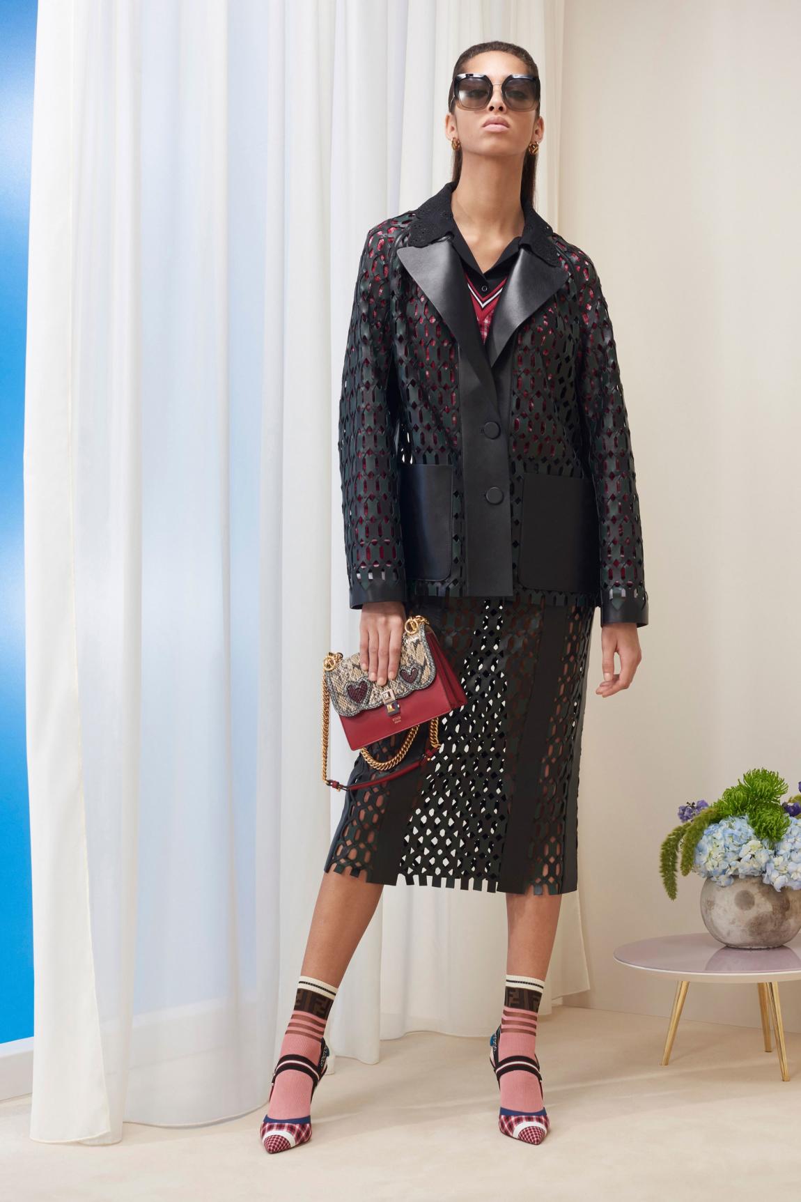 Pre-Fall Fendi collection as though created for Valentine's Day